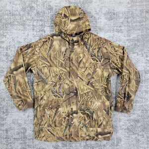 Mad Dog Gear Jacket Mens Large Camo Advantage Wetlands Fleece Stearns Hunting